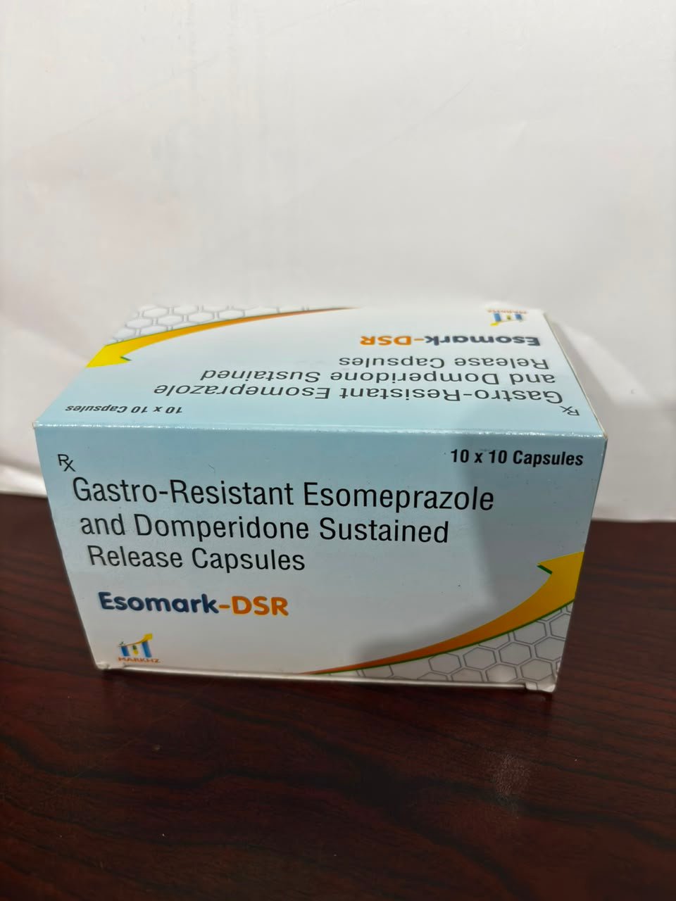 Esomark-DSR — Esomeprazole 40 mg (Gastro-Resistant) + Domperidone 30 mg (SR) pack shot by MARKHZ Biosciences